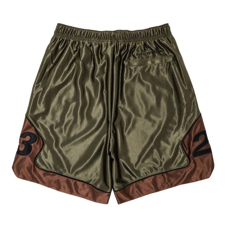 Supreme x Jordan Warm Up Shorts Olive