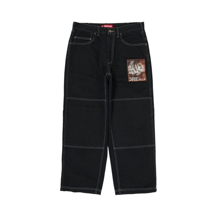 Supreme x Mark Leckey Dream English Kid Twill Panel Pants Black