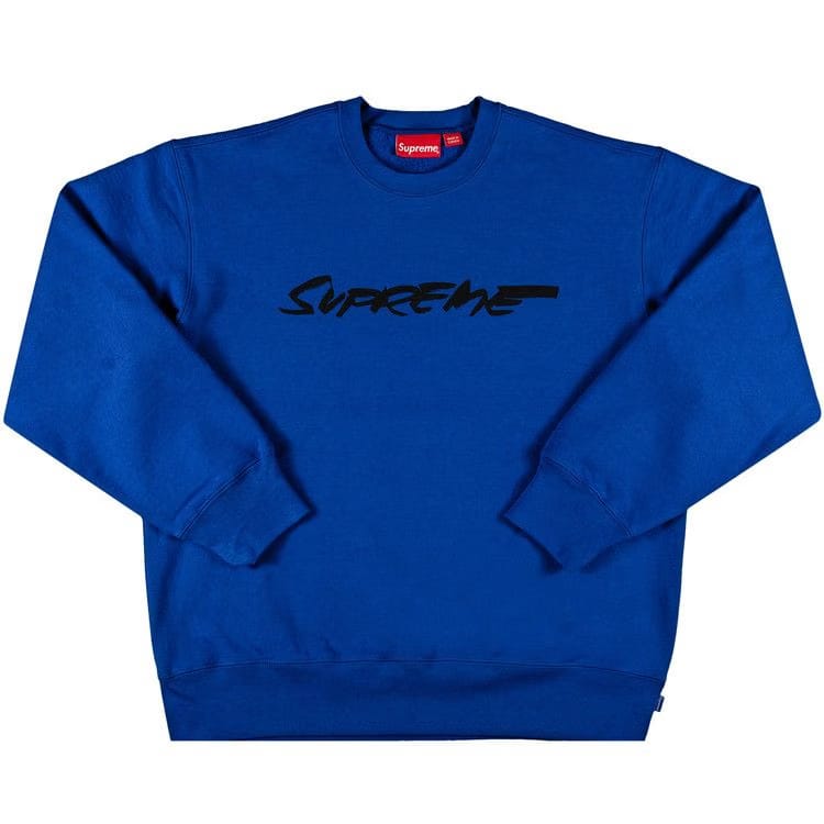 Supreme Futura Logo Crewneck Royal