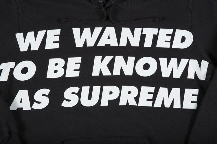 Supreme Known As Hoodie Black