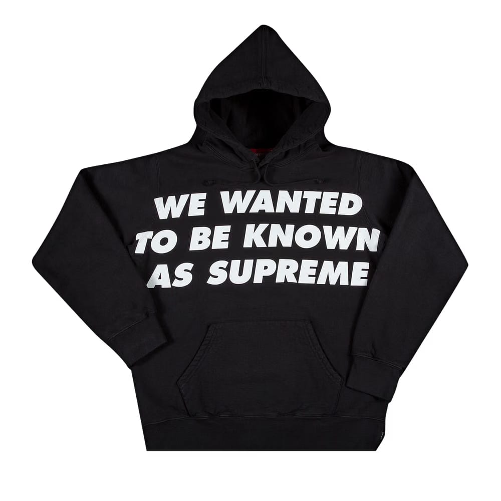 Supreme Known As Hoodie Black