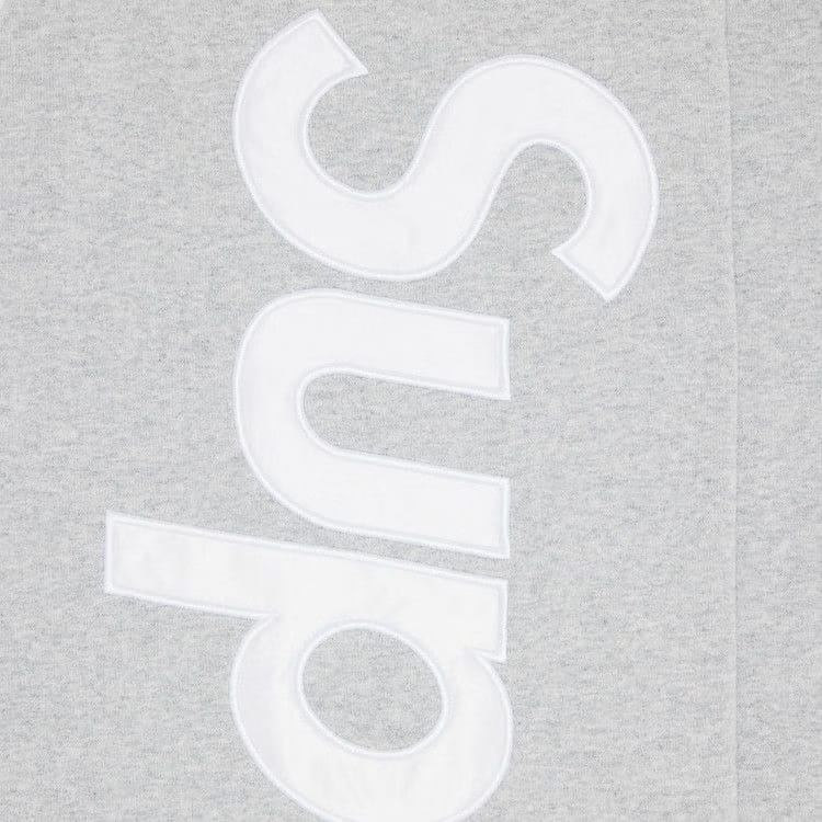 Supreme Satin Appliqué Sweatpant Heather Grey