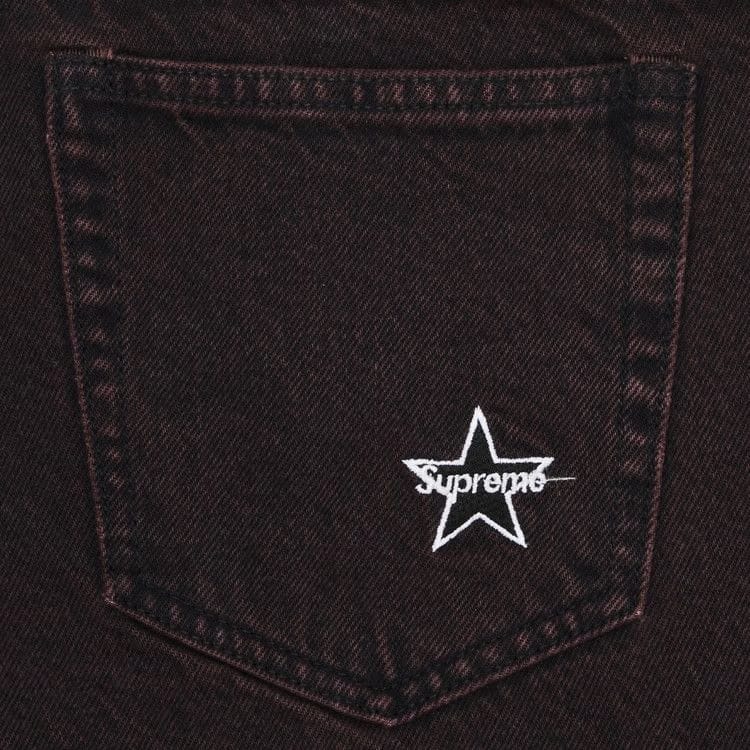 Supreme Regular Jean Overdyed Red