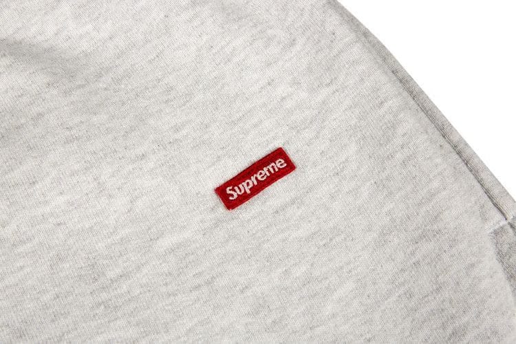Supreme Small Box Sweatshort Ash Grey