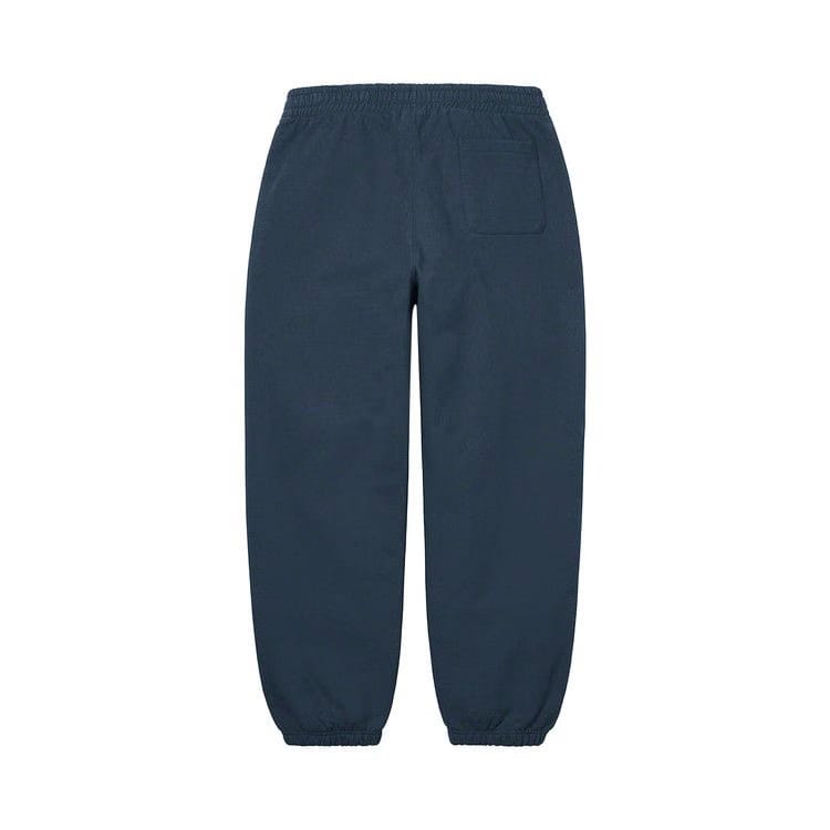 Supreme Satin Appliqué Sweatpant Navy
