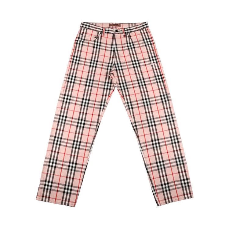 Supreme x Burberry Regular Jean Pink