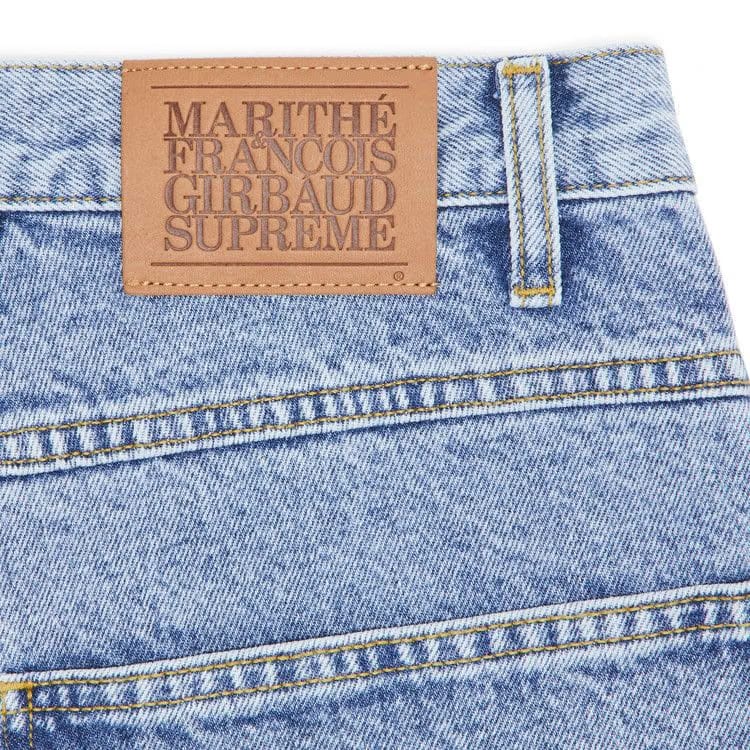 Supreme x Martithé + François Girbaud X-Seam Baggy Denim Shorts Washed Indigo