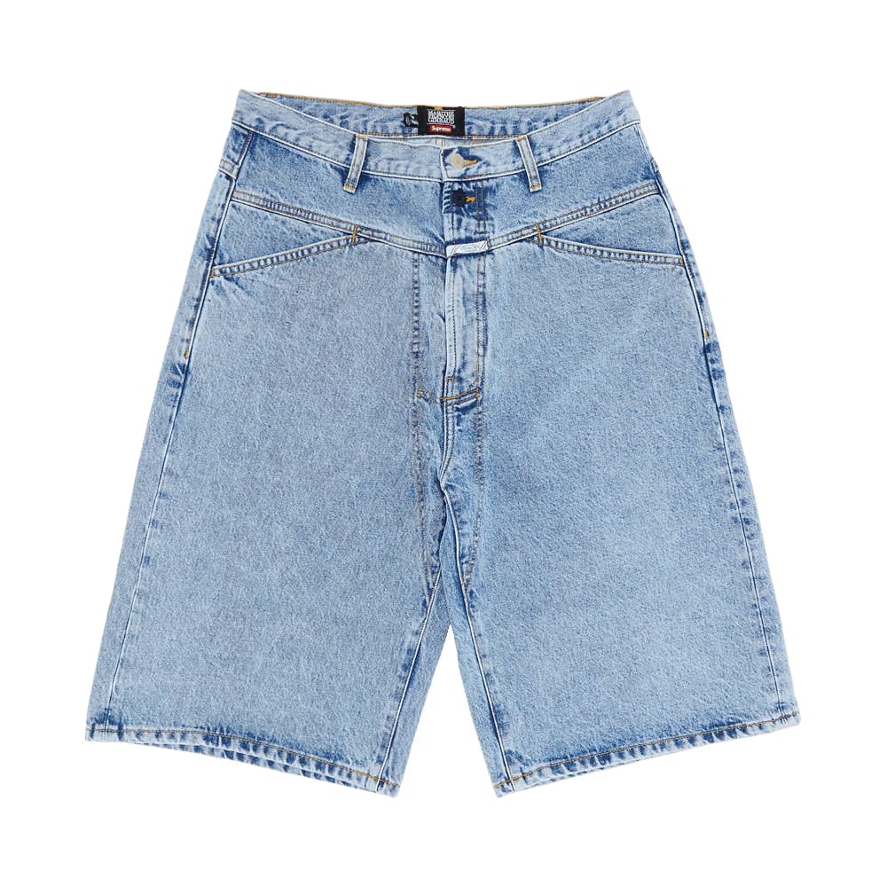 Supreme x Martithé + François Girbaud X-Seam Baggy Denim Shorts Washed Indigo