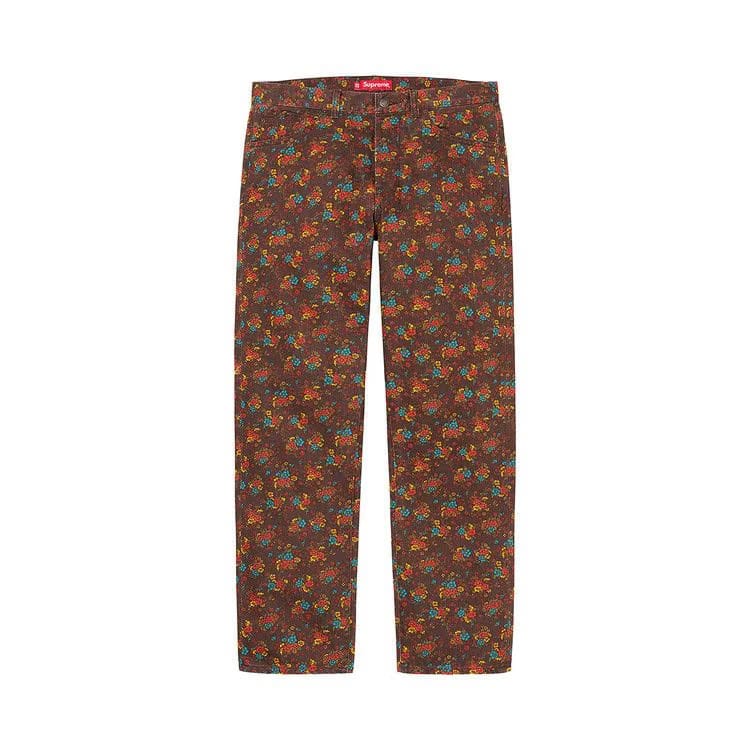 Supreme Regular Jean Flowers