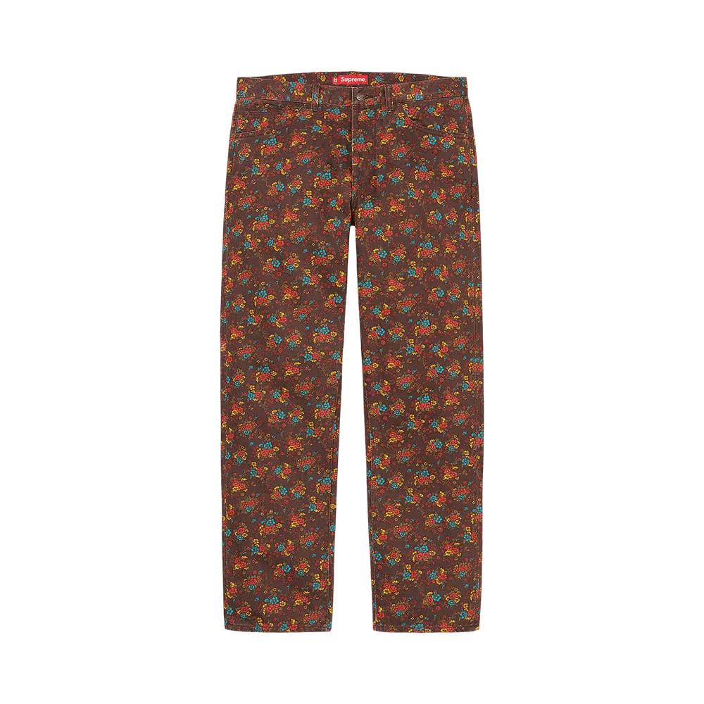 Supreme Regular Jean Flowers