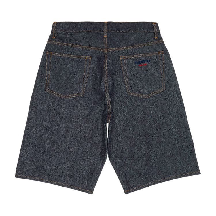 Supreme Rigid Baggy Selvedge Denim Shorts Rigid Indigo