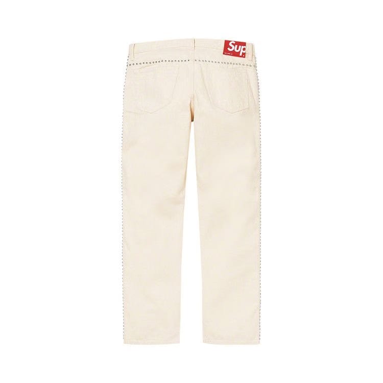 Supreme x B.B. Simon Studded Regular Jean Natural