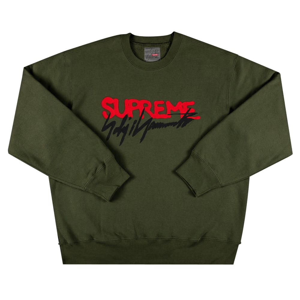 Supreme x Yohji Yamamoto Crewneck Olive