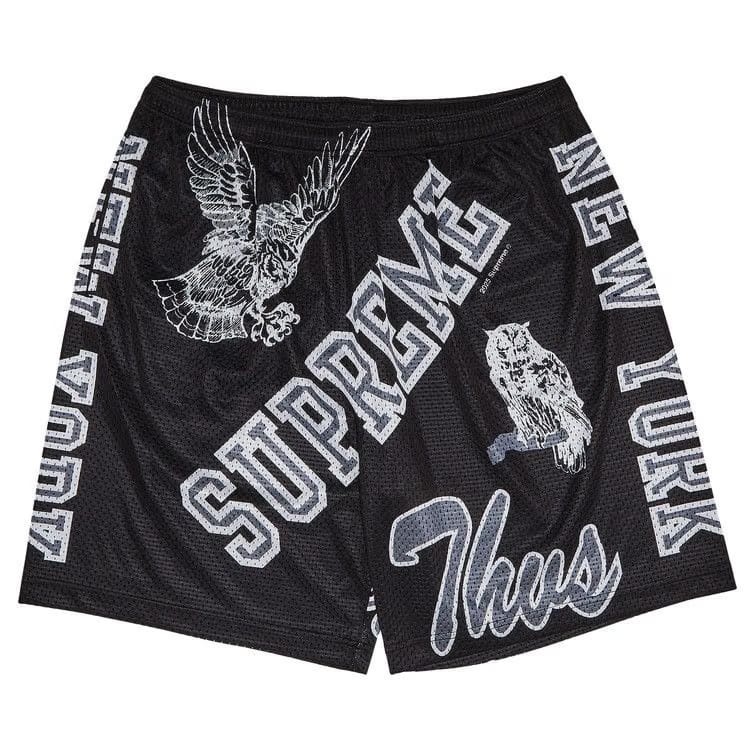 Supreme Varsity Mesh Shorts Black