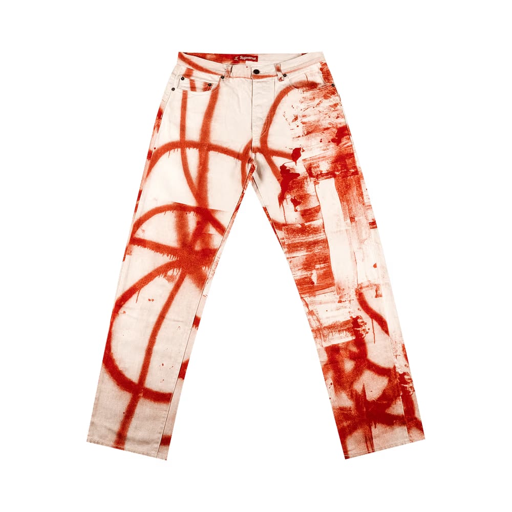 Supreme x Christopher Wool Regular Jean Red