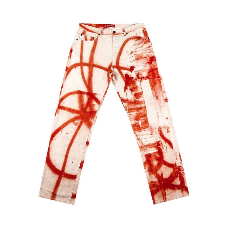 Supreme x Christopher Wool Regular Jean Red