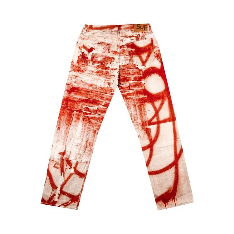 Supreme x Christopher Wool Regular Jean Red