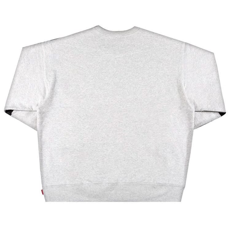 Supreme Overprint Crewneck Ash Grey