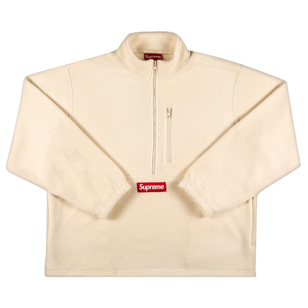 Supreme x Polartec Half Zip Pullover Natural