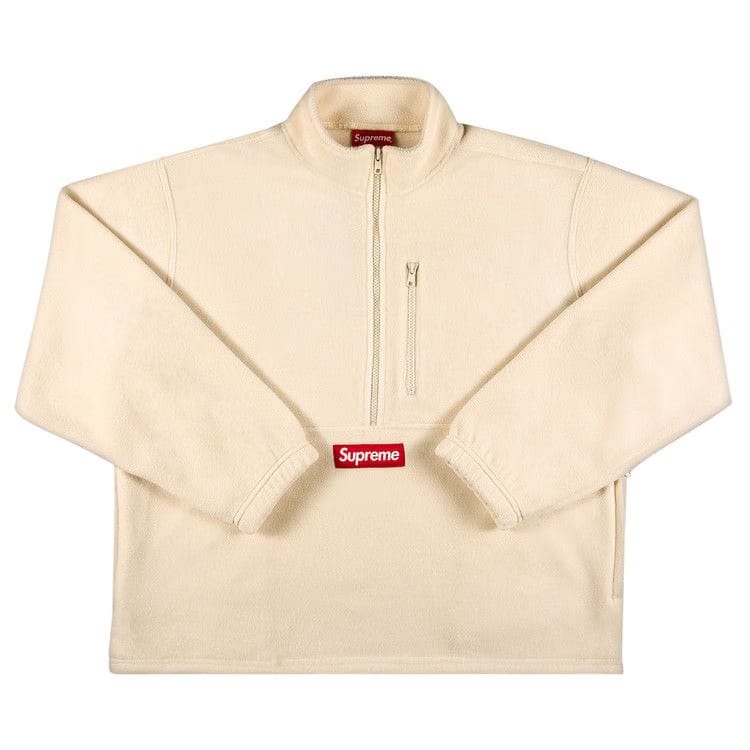Supreme x Polartec Half Zip Pullover Natural