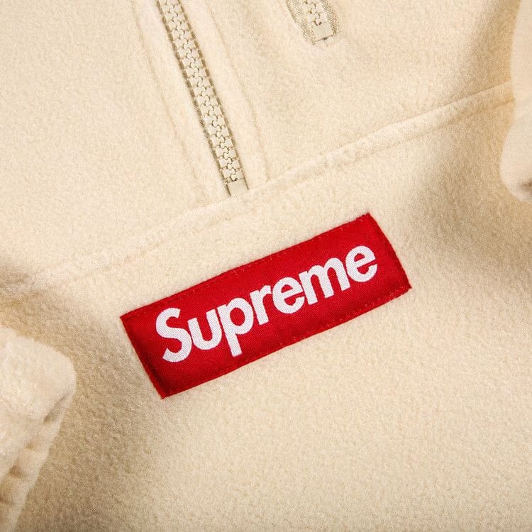 Supreme x Polartec Half Zip Pullover Natural