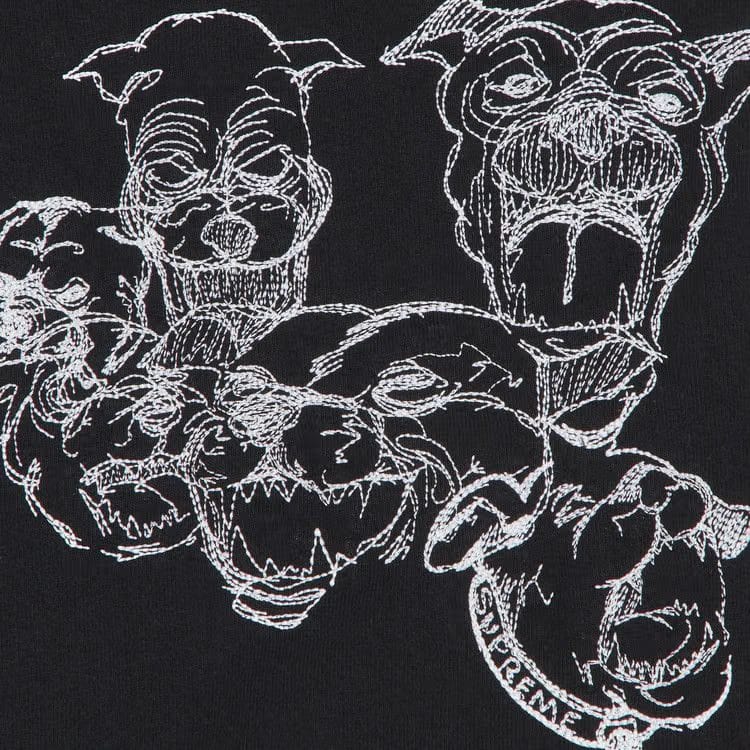 Supreme Pitbulls Embroidered Sweatpant Black