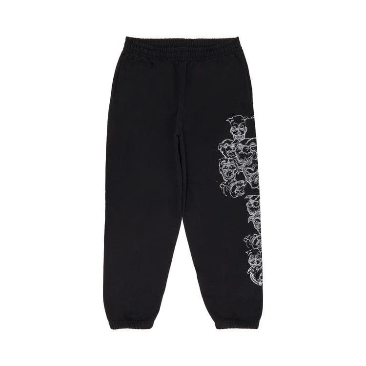 Supreme Pitbulls Embroidered Sweatpant Black