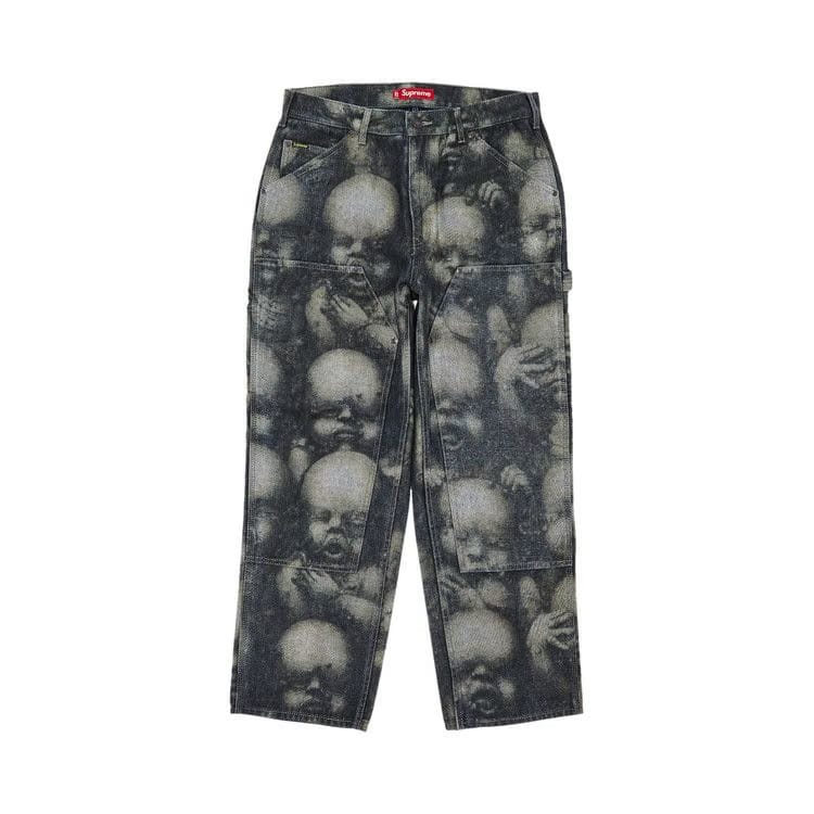 Supreme H.R. Giger Double Knee Jean Reverse Indigo