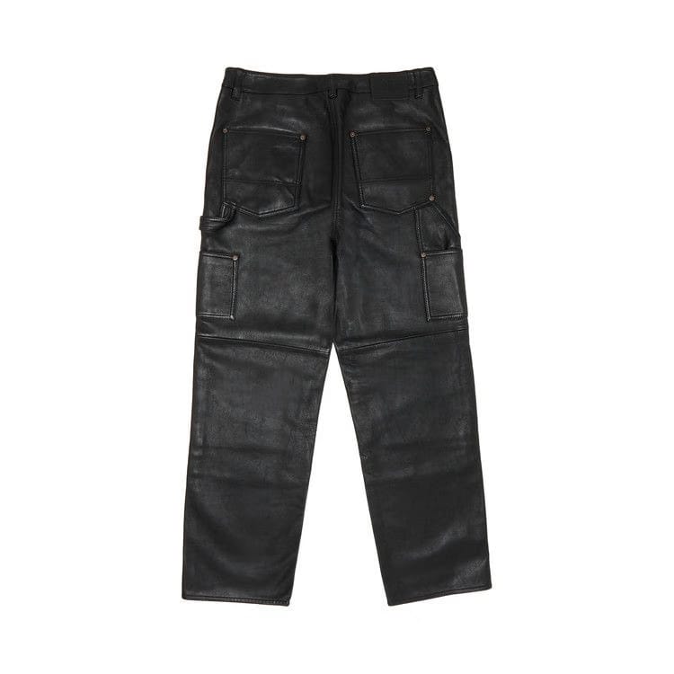 Supreme Leather Double Knee Painter Pant Black