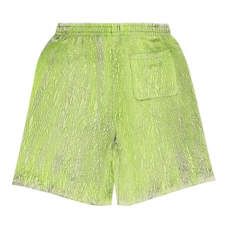 Supreme Crackle Sweatshort Yellow