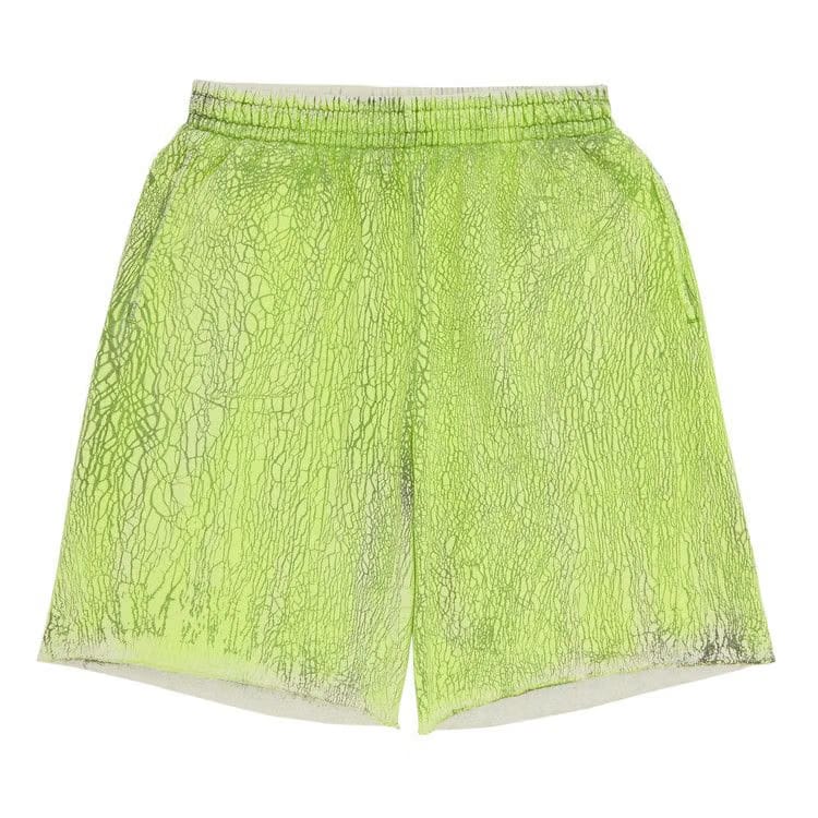 Supreme Crackle Sweatshort Yellow