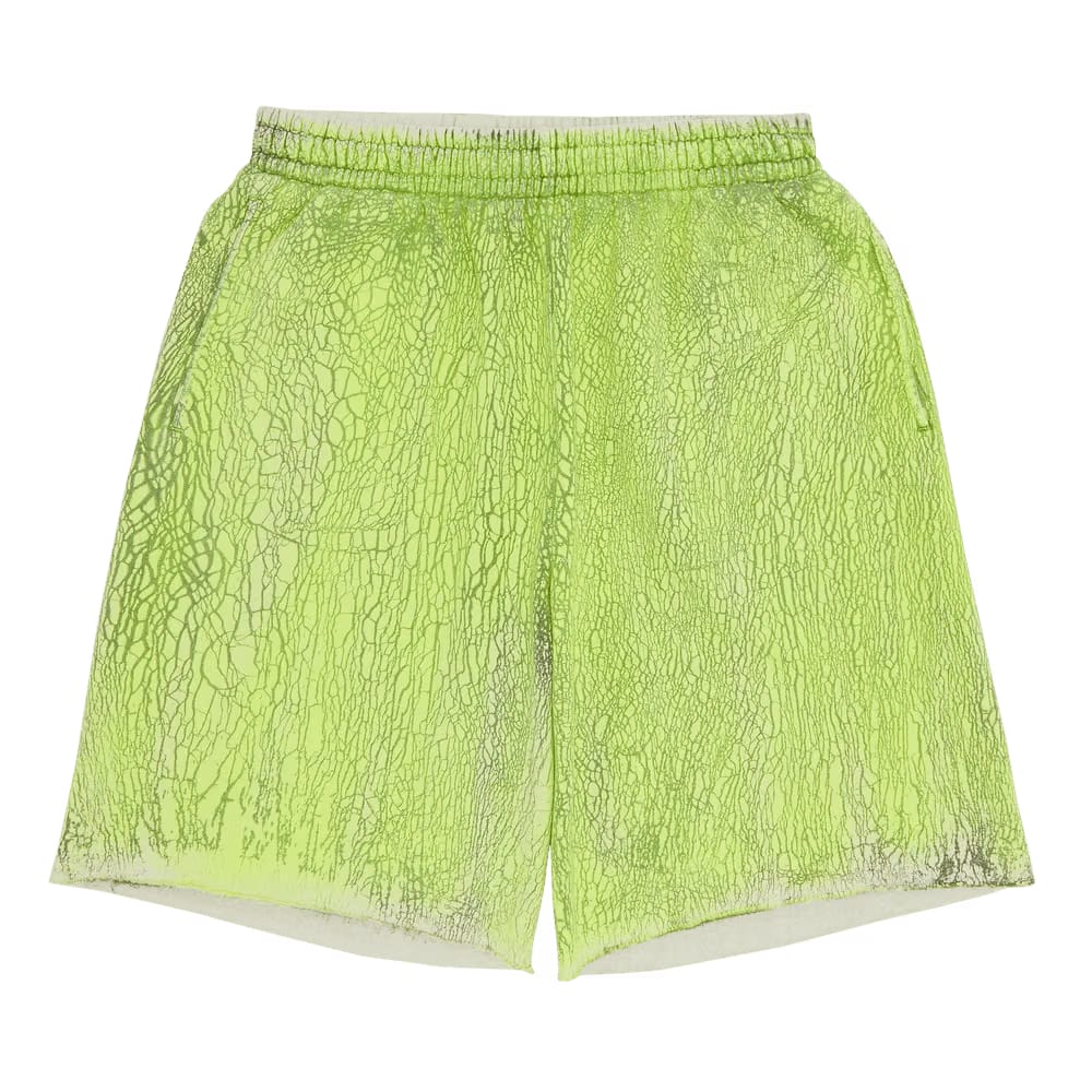 Supreme Crackle Sweatshort Yellow