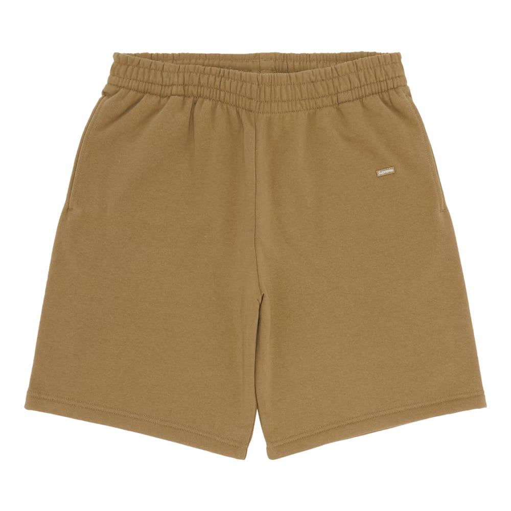 Supreme Small Box Sweatshort Dark Sand