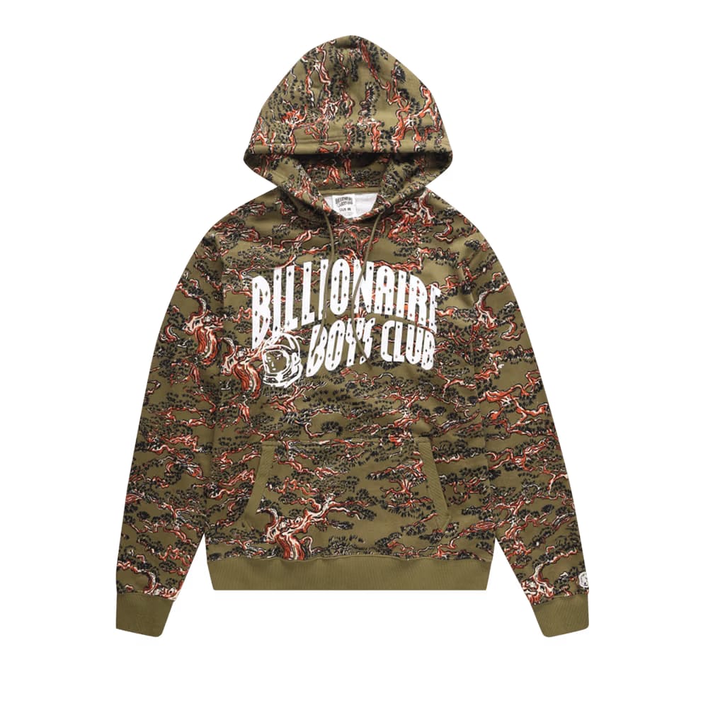 Billionaire Boys Club Camo Arch Hoodie Olive Drab