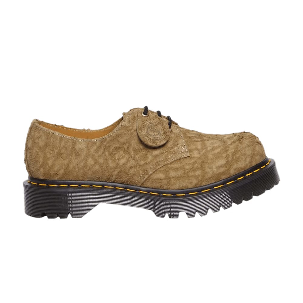 Dr. Martens 1461 Bex Made in England Emboss Suede Oxford Savannah Tan