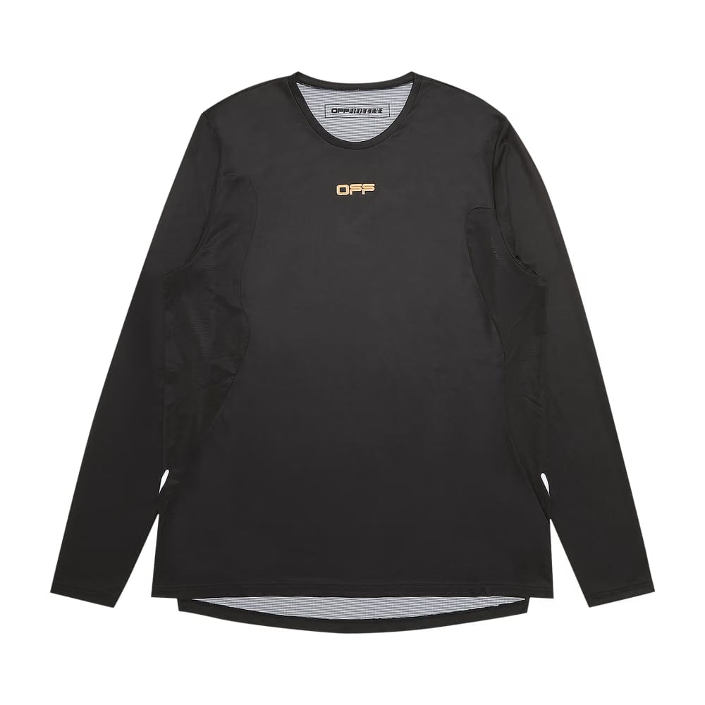 Off-White Active Long-Sleeve T-Shirt Black/Orange