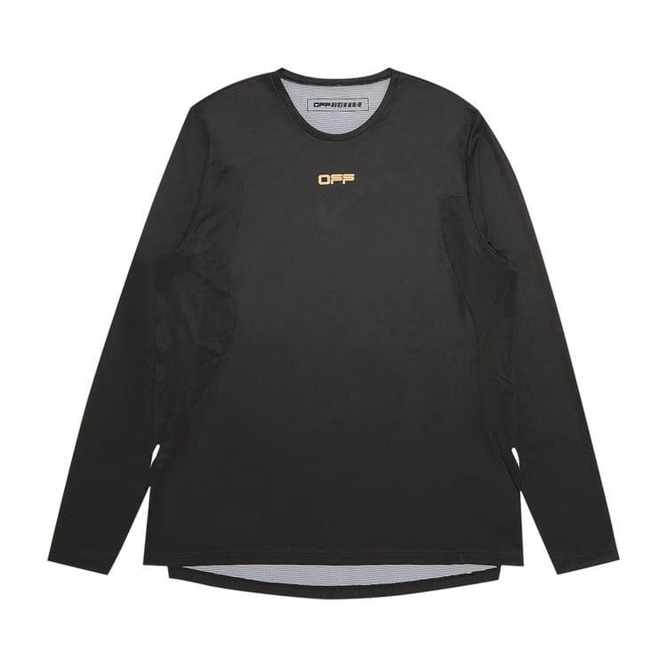 Off-White Active Long-Sleeve T-Shirt Black/Orange