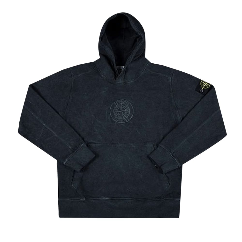 Supreme x Stone Island Hoodie Black