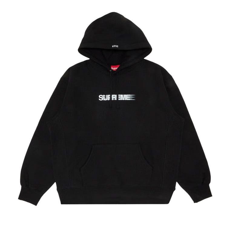 Supreme Motion Logo Hoodie Black