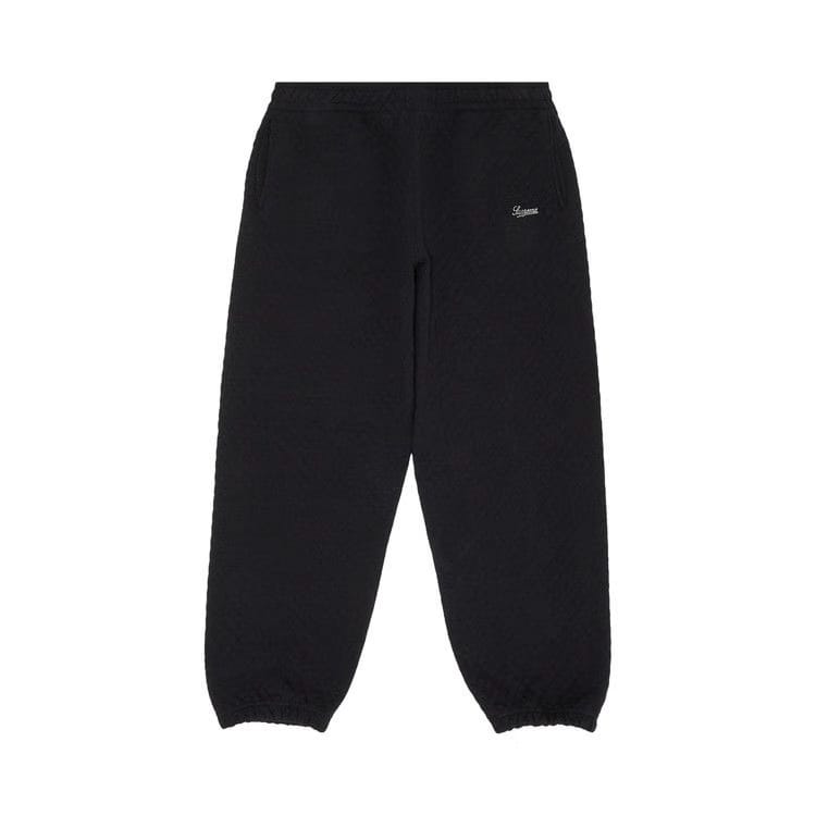 Supreme Micro Quilted Sweatpant Black