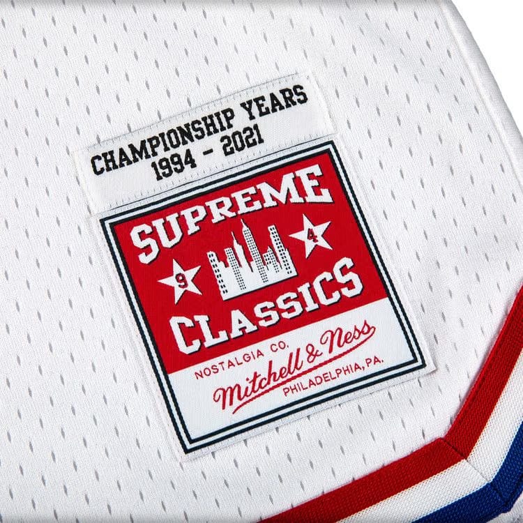 Supreme x Mitchel And Ness Basketball Shorts White