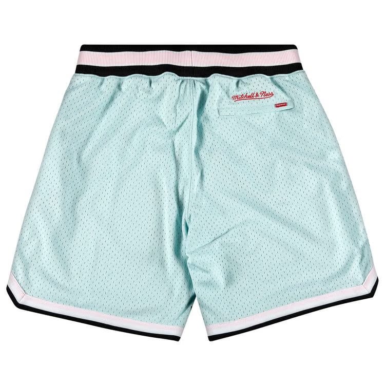 Supreme x Mitchel And Ness Basketball Shorts Light Blue