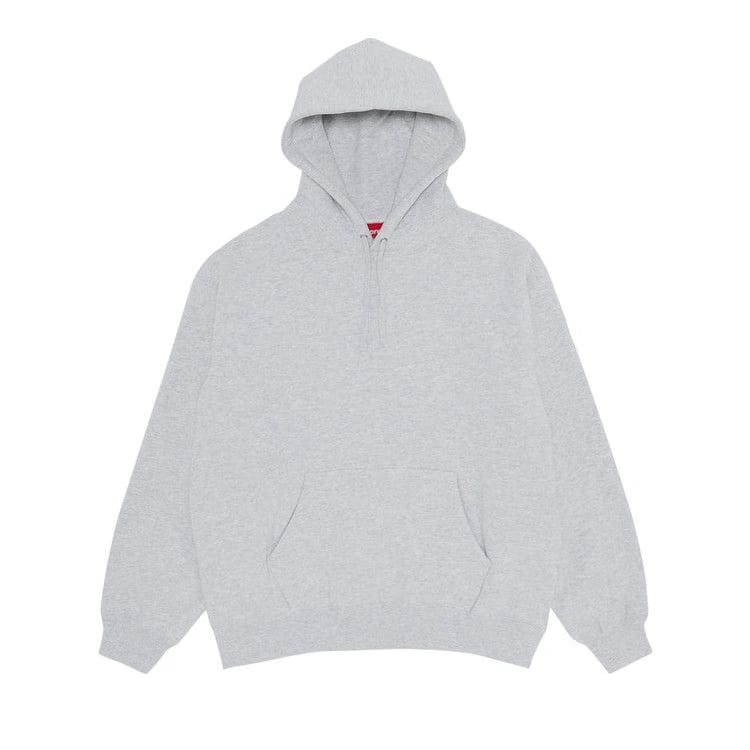 Supreme Satin Appliqué Hoodie Ash Grey