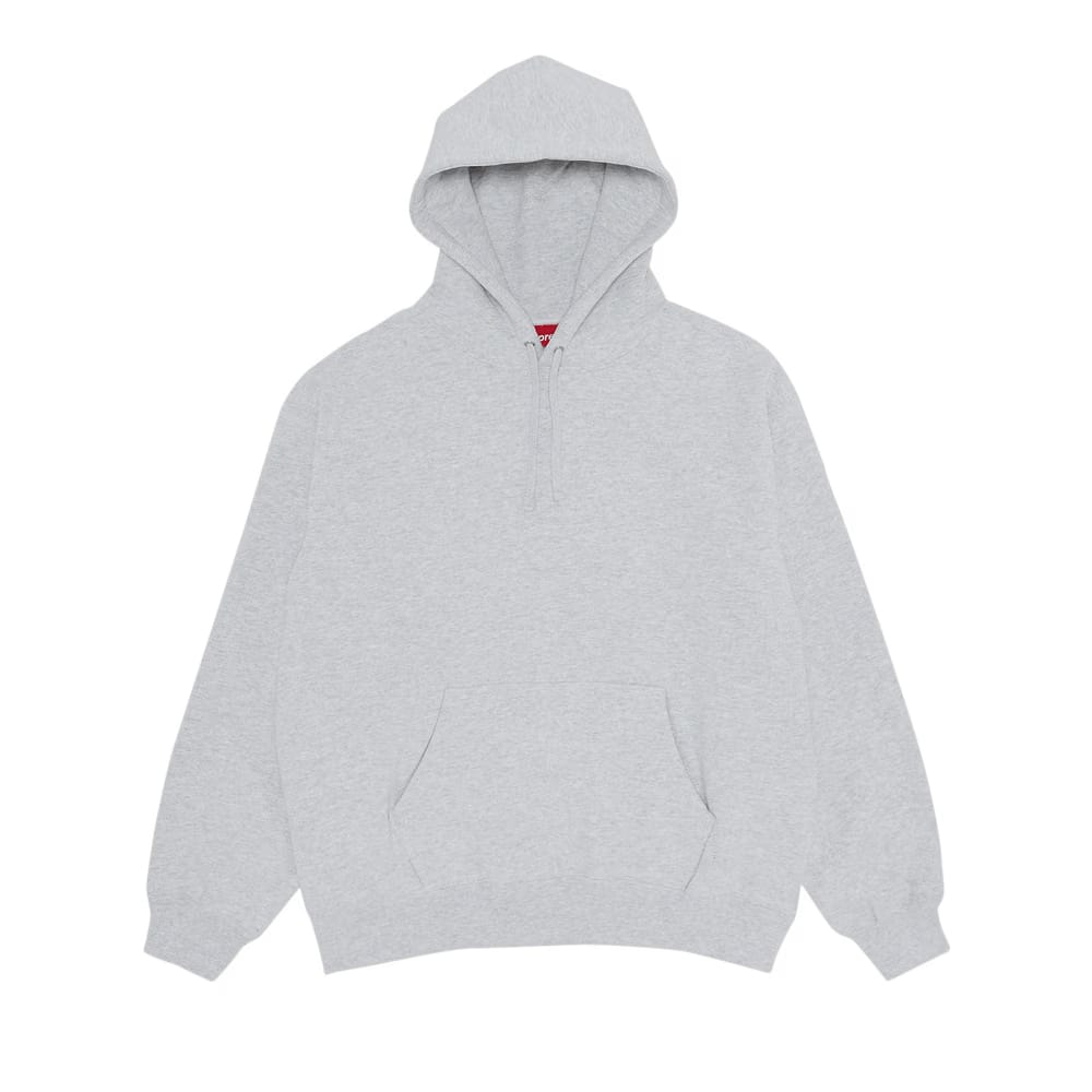 Supreme Satin Appliqué Hoodie Ash Grey