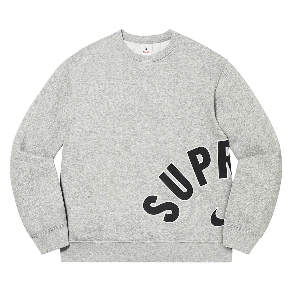 Supreme x Nike Arc Crewneck Heather Grey