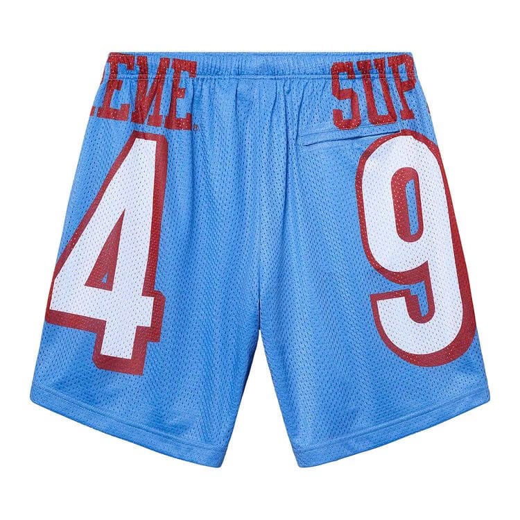 Supreme 94 Jersey Shorts Light Blue