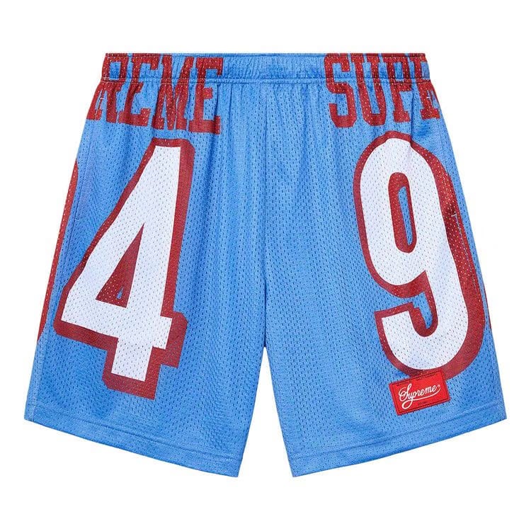 Supreme 94 Jersey Shorts Light Blue