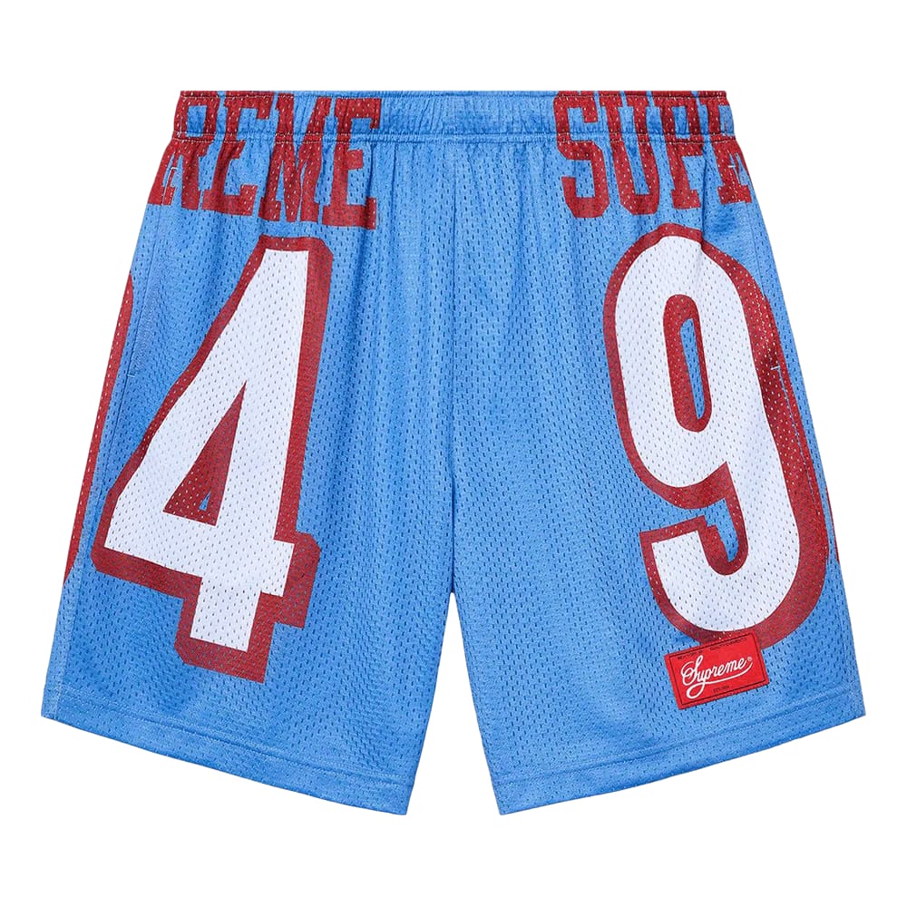Supreme 94 Jersey Shorts Light Blue