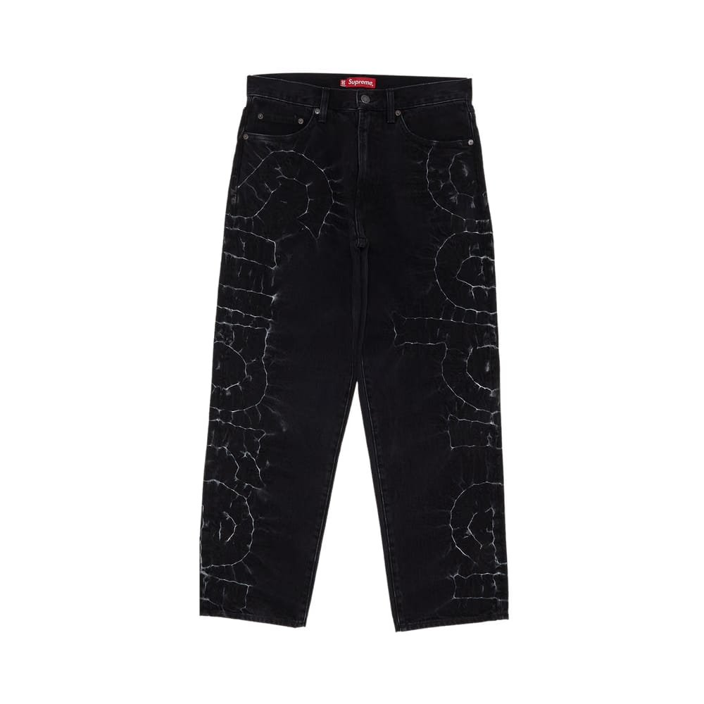 Supreme Shibori Loose Fit Jean Black