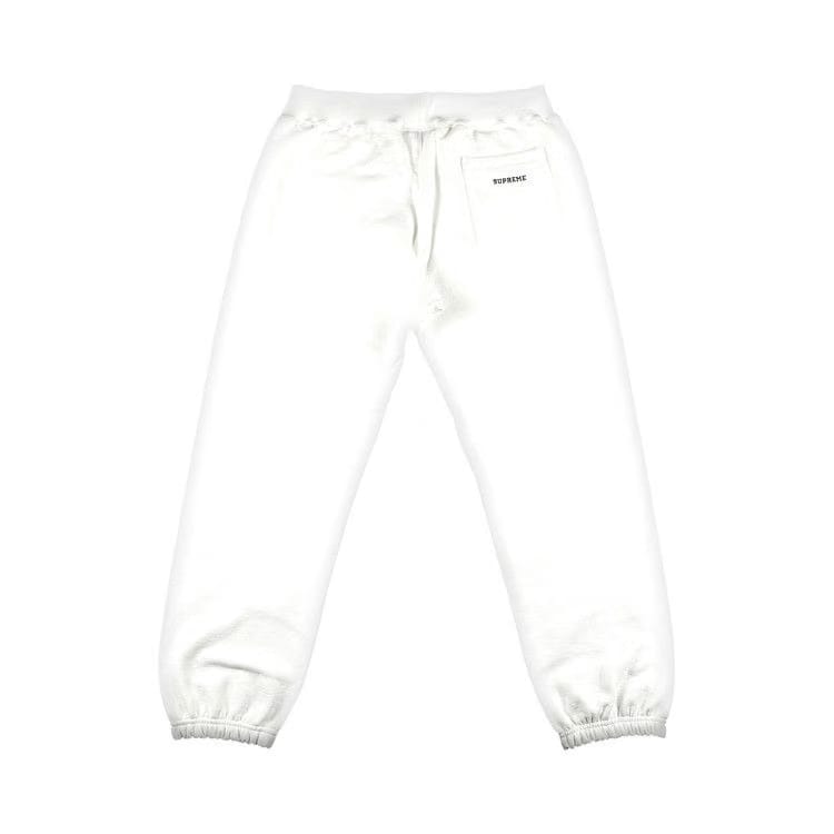 Supreme x Swarovski S Logo Sweatpant White